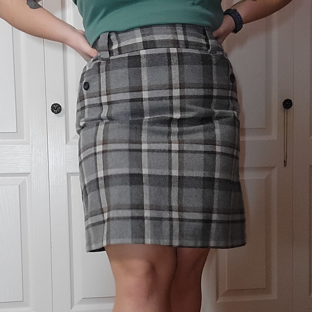 Plaid Mini Skirt